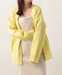 スフレチュニックニットカーディガン 263128