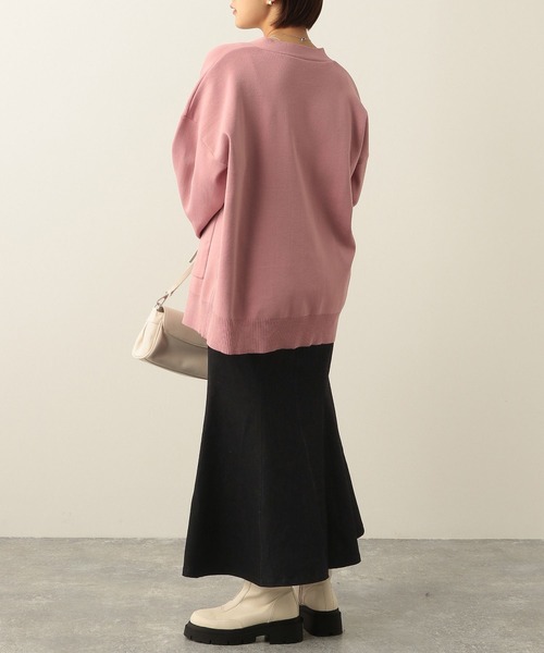 Heather(ヘザー)の「スフレチュニックニットカーディガン 263128(カーディガン/ボレロ・レディース・グリーン/ピンク/イエロー/アイボリー/ブルー/ブラック/ピンク系その他・FREE)」の18枚目の写真