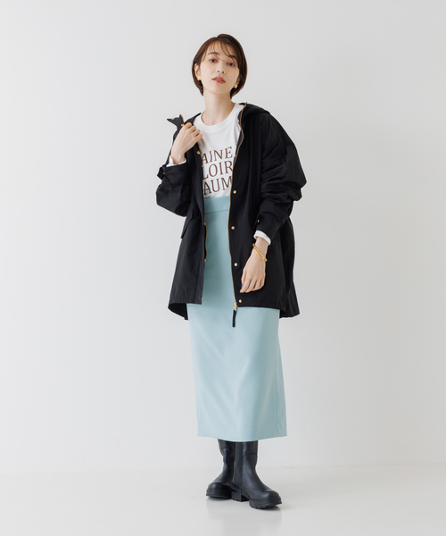 Rouge vif（ルージュヴィフ）の「【ロングセラー】【XSサイズ展開】ストレッチサスペンダータイトスカート（スカート・レディース・ブラック/サックスブルー/グリーン/ピンク・38/36/34）」の10枚目の写真