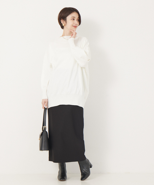 Rouge vif（ルージュヴィフ）の「【ロングセラー】【XSサイズ展開】ストレッチサスペンダータイトスカート（スカート・レディース・ブラック/サックスブルー/グリーン/ピンク・38/36/34）」の13枚目の写真