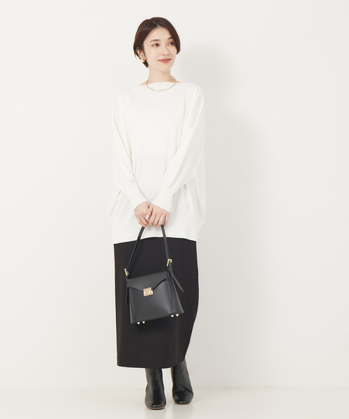 Rouge vif（ルージュヴィフ）の「【ロングセラー】【XSサイズ展開】ストレッチサスペンダータイトスカート（スカート・レディース・ブラック/サックスブルー/グリーン/ピンク・38/36/34）」の14枚目の写真