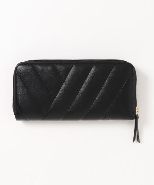 ikka（イッカ）の「キルトラウンドタバイレ（財布・レディース・ブラック/ベージュ/グリーン・FREE）」の4枚目の写真