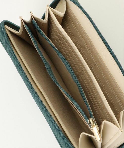 ikka（イッカ）の「キルトラウンドタバイレ（財布・レディース・ブラック/ベージュ/グリーン・FREE）」の11枚目の写真