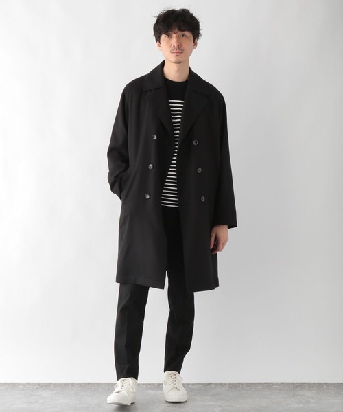 GLOBAL WORK(グローバルワーク)の「2SETコート/258869(トレンチコート・メンズ・ブラック/ライトベージュ・LARGE/MEDIUM)」の19枚目の写真