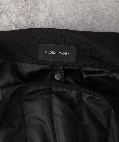 GLOBAL WORK(グローバルワーク)の「2SETコート/258869(トレンチコート・メンズ・ブラック/ライトベージュ・LARGE/MEDIUM)」の8枚目の写真