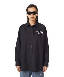 DIESEL | レディース 長袖 シンプル シャツ オーバーフィット(シャツ/ブラウス)