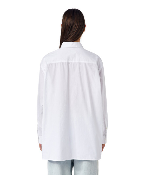 DIESEL(ディーゼル)の「レディース 長袖 シンプル シャツ オーバーフィット(シャツ/ブラウス・レディース・ホワイト/ブラック・SMALL/MEDIUM/X-SMALL/XX-SMALL)」の20枚目の写真