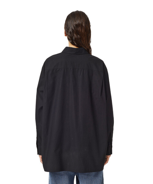 DIESEL(ディーゼル)の「レディース 長袖 シンプル シャツ オーバーフィット(シャツ/ブラウス・レディース・ホワイト/ブラック・SMALL/MEDIUM/X-SMALL/XX-SMALL)」の22枚目の写真