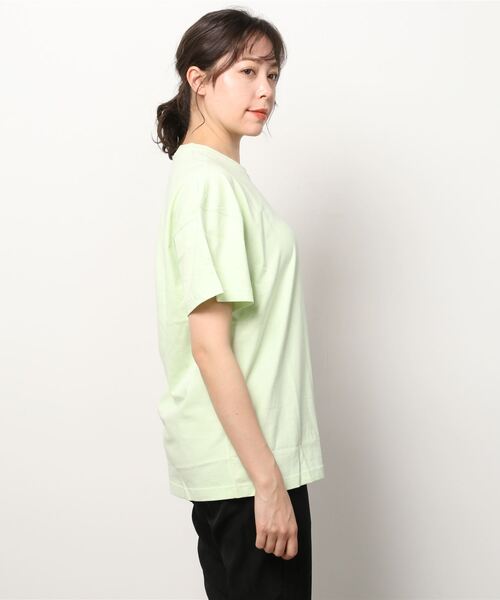 adidas(アディダス)の「adidas/アディダス ビッグシルエット/ワンポイントロゴTシャツ L4686(Tシャツ/カットソー・レディース・イエロー/ブラック/ベージュ/パープル・L/M)」の18枚目の写真