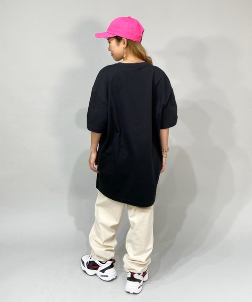 adidas(アディダス)の「adidas/アディダス ビッグシルエット/ワンポイントロゴTシャツ L4686(Tシャツ/カットソー・レディース・イエロー/ブラック/ベージュ/パープル・L/M)」の8枚目の写真