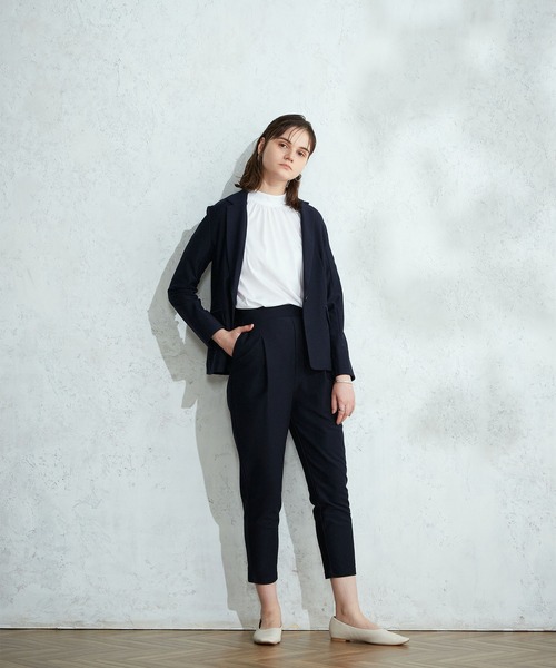 LE SOUK HOLIDAY（ルスークホリデー）の「TRツイルテーパードパンツ（その他パンツ・レディース・ブラック/ネイビー・M/L）」の8枚目の写真