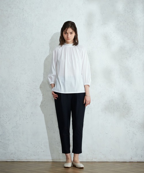 LE SOUK HOLIDAY（ルスークホリデー）の「TRツイルテーパードパンツ（その他パンツ・レディース・ブラック/ネイビー・M/L）」の4枚目の写真