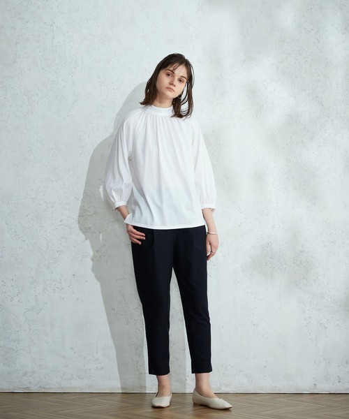 LE SOUK HOLIDAY（ルスークホリデー）の「TRツイルテーパードパンツ（その他パンツ・レディース・ブラック/ネイビー・M/L）」の5枚目の写真