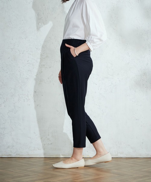 LE SOUK HOLIDAY（ルスークホリデー）の「TRツイルテーパードパンツ（その他パンツ・レディース・ブラック/ネイビー・M/L）」の10枚目の写真
