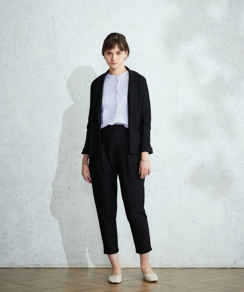 LE SOUK HOLIDAY（ルスークホリデー）の「TRツイルテーパードパンツ（その他パンツ・レディース・ブラック/ネイビー・M/L）」の21枚目の写真