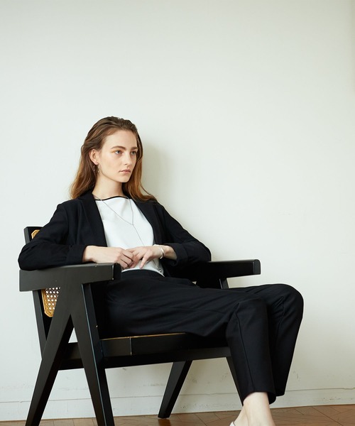 LE SOUK HOLIDAY（ルスークホリデー）の「TRツイルテーパードパンツ（その他パンツ・レディース・ブラック/ネイビー・M/L）」の16枚目の写真