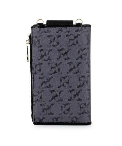 ROYAL PARTY(ロイヤルパーティー)の「ROYAL PARTY(ロイヤルパーティー) スマホショルダー モノグラム RPT-B043 レディース バッグ かばん ブランド(ショルダーバッグ・レディース・ベージュ/ブラック・FREE)」の11枚目の写真