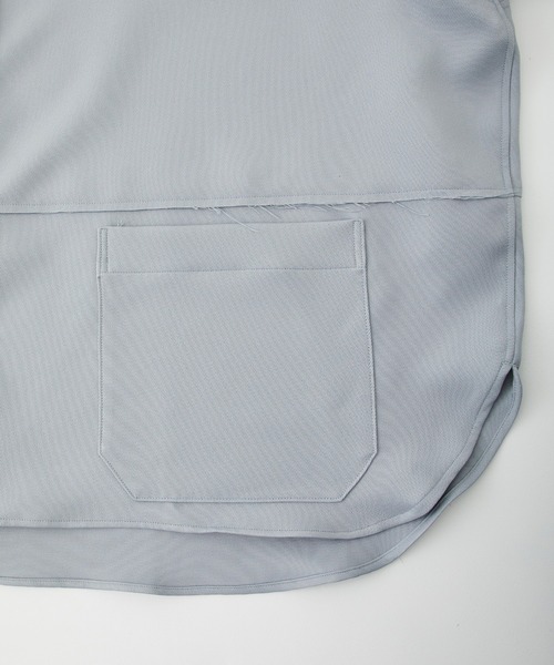 Jieda（ジエダ）の「STUDIOUS別注 CUTTING OVER SHIRT（シャツ/ブラウス・メンズ・ブラック/サックスブルー・1/2）」の13枚目の写真