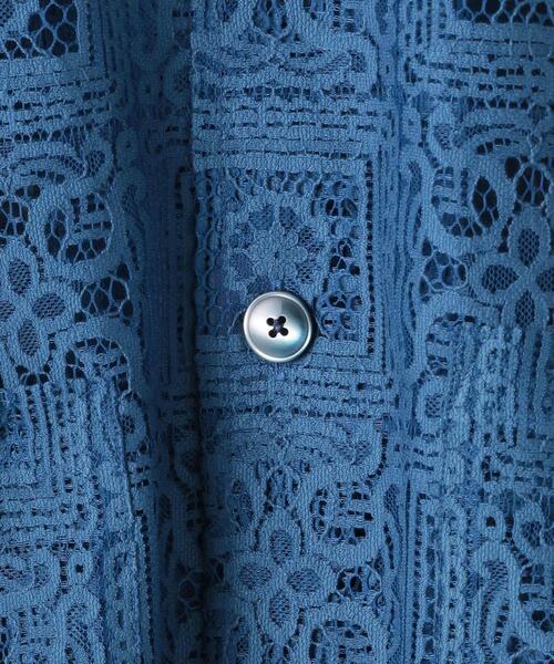 Needles（ニードルス）の「＜NEEDLES（ニードルズ）＞レース シャツ BLUE ■■■（シャツ/ブラウス・レディース・コバルトブルー・XS）」の6枚目の写真