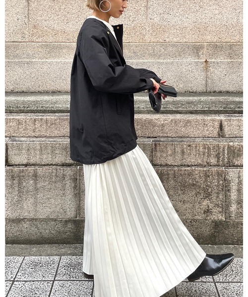 ulu（ウル）の「Original Long pleats skirt（スカート・レディース・ブラック/レッド/アイボリー・FREE）」の10枚目の写真