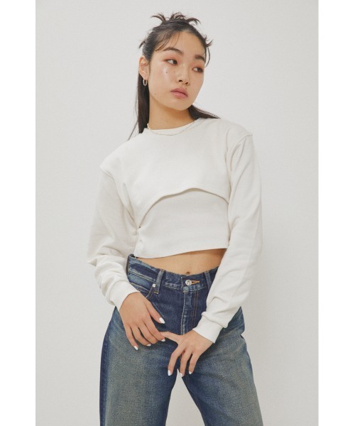 LAGUA GEM（ラグアジェム）の「3WAY CUT TOPS（Tシャツ