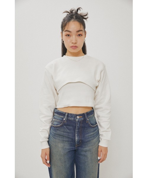 LAGUA GEM（ラグアジェム）の「3WAY CUT TOPS（Tシャツ/カットソー・レディース・ホワイト/カーキ/ブラック・FREE）」の5枚目の写真