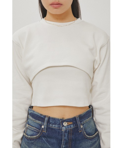 LAGUA GEM ASYMMETRY CUT トップス LAGUA GEM | ASYMMETRY CUT トップス (Tシャツ・カットソー(半袖