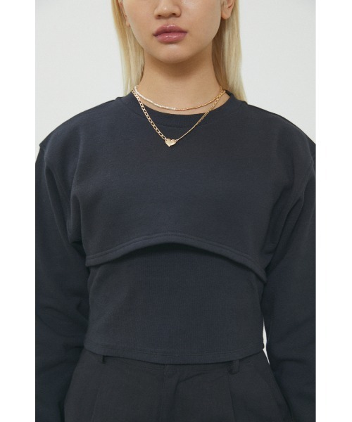 LAGUA GEM ASYMMETRY CUT トップス LAGUA GEM | ASYMMETRY CUT トップス (Tシャツ・カットソー(半袖