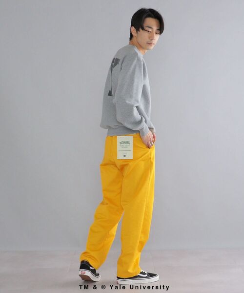 SHIPS(シップス)の「*SHIPS: ビッグシルエット YALE UNIVERSITY DOG スウェット(スウェット・メンズ・チャコールグレー・MEDIUM/LARGE/X-LARGE)」の6枚目の写真