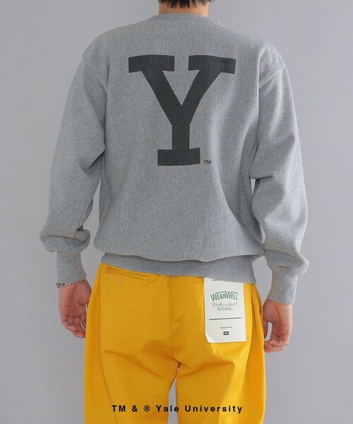 SHIPS(シップス)の「*SHIPS: ビッグシルエット YALE UNIVERSITY DOG スウェット(スウェット・メンズ・チャコールグレー・MEDIUM/LARGE/X-LARGE)」の9枚目の写真