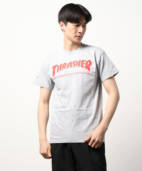 スラッシャー　THRASHER Tシャツ　2枚セット THRASHER/スラッシャー】 SKATE MAG TEE(UN)（Tシャツ