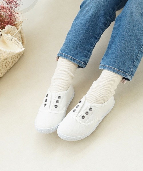 welleg（ウェレッグ）の「インナーバンド スニーカー（スニーカー・キッズ・ベージュ/ラベンダー/ライトブルー/ホワイト/ブラック/ネイビー・20.0cm/15.0cm/16.0cm/18.0cm/17.0cm/24.0cm/21.0cm/19.0cm/23.0cm/22.0cm）」の17枚目の写真