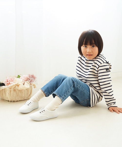 welleg（ウェレッグ）の「インナーバンド スニーカー（スニーカー・キッズ・ベージュ/ラベンダー/ライトブルー/ホワイト/ブラック/ネイビー・20.0cm/15.0cm/16.0cm/18.0cm/17.0cm/24.0cm/21.0cm/19.0cm/23.0cm/22.0cm）」の21枚目の写真