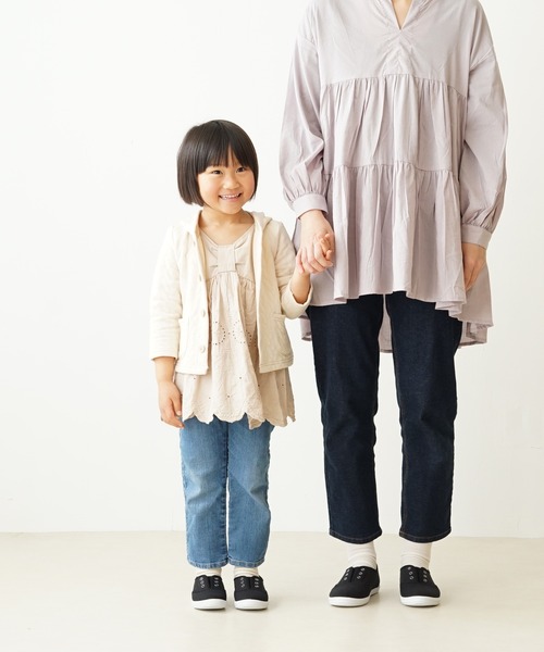 welleg（ウェレッグ）の「インナーバンド スニーカー（スニーカー・キッズ・ベージュ/ラベンダー/ライトブルー/ホワイト/ブラック/ネイビー・20.0cm/15.0cm/16.0cm/18.0cm/17.0cm/24.0cm/21.0cm/19.0cm/23.0cm/22.0cm）」の11枚目の写真