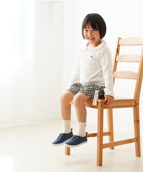 welleg（ウェレッグ）の「インナーバンド スニーカー（スニーカー・キッズ・ベージュ/ラベンダー/ライトブルー/ホワイト/ブラック/ネイビー・20.0cm/15.0cm/16.0cm/18.0cm/17.0cm/24.0cm/21.0cm/19.0cm/23.0cm/22.0cm）」の13枚目の写真