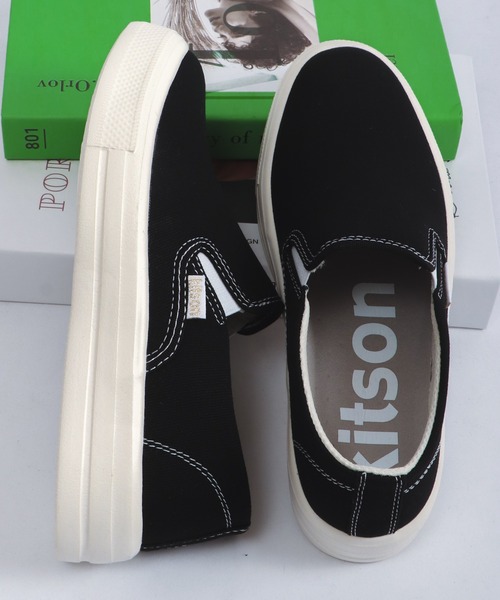 kitson(キットソン)の「KITSON 超軽量撥水 ローテクスリッポン(スリッポン・レディース・ブラック/ベージュ/グレー/ミント/カーキ/ブラック×ブラック/レオパード・LL/S/L/M)」の21枚目の写真