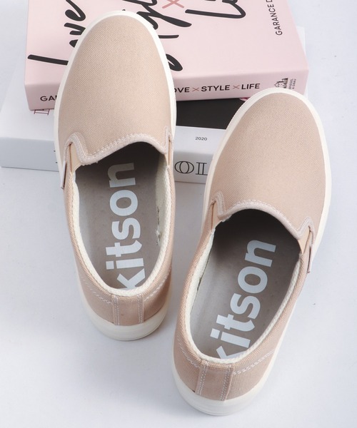 kitson(キットソン)の「KITSON 超軽量撥水 ローテクスリッポン(スリッポン・レディース・ブラック/ベージュ/グレー/ミント/カーキ/ブラック×ブラック/レオパード・LL/S/L/M)」の12枚目の写真