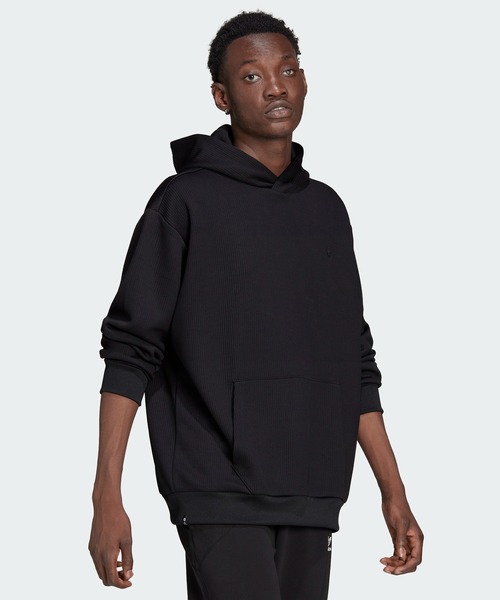 adidas（アディダス）の「アディカラー トレフォイル プリセ パーカー / アディダスオリジナルス（パーカー・メンズ・ブラック/スカイブルー・SMALL/MEDIUM/LARGE/X-LARGE/XX-LARGE/X-SMALL/XXX-LARGE）」の7枚目の写真