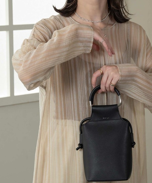 Amiur（エミレ）の「stripe sheer layered ops（ワンピース・レディース・アイボリー/ピンク/イエロー・FREE）」の21枚目の写真