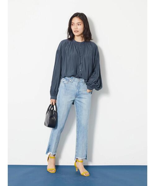 AMERICAN HOLIC（アメリカンホリック）の「ボリュームスリーブブラウス（シャツ/ブラウス・レディース・キャメル/ネイビー/アイボリー/カーキ・L/M）」の20枚目の写真