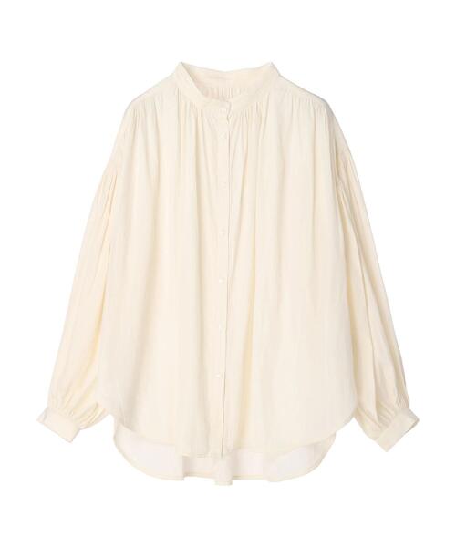 AMERICAN HOLIC（アメリカンホリック）の「ボリュームスリーブブラウス（シャツ/ブラウス・レディース・キャメル/ネイビー/アイボリー/カーキ・L/M）」の8枚目の写真