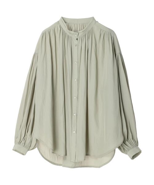 AMERICAN HOLIC（アメリカンホリック）の「ボリュームスリーブブラウス（シャツ/ブラウス・レディース・キャメル/ネイビー/アイボリー/カーキ・L/M）」の6枚目の写真