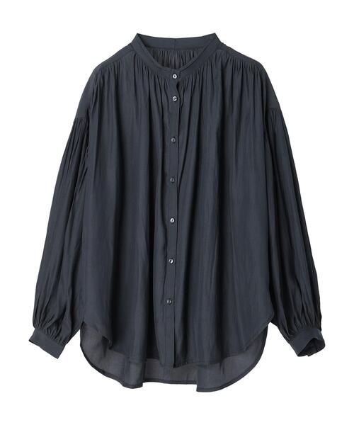 AMERICAN HOLIC（アメリカンホリック）の「ボリュームスリーブブラウス（シャツ/ブラウス・レディース・キャメル/ネイビー/アイボリー/カーキ・L/M）」の5枚目の写真