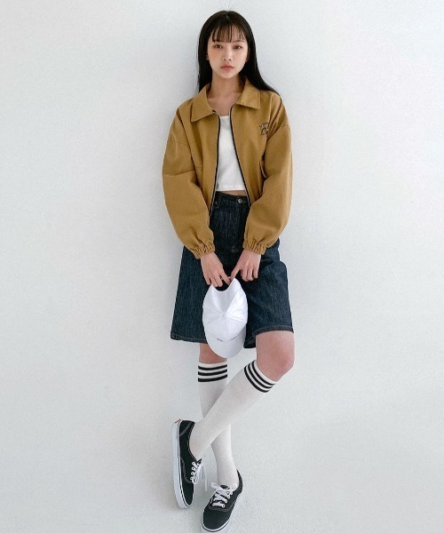 muahmuah（ムーアムーア）の「A'GEM/9 × .kom『muah muah/ムーアムーア』MUAH DENIM WIDE HALF PANTS/ ワイドデニム ハーフパンツ（デニムパンツ・レディース・ブラック/ブルー・S/M）」の19枚目の写真