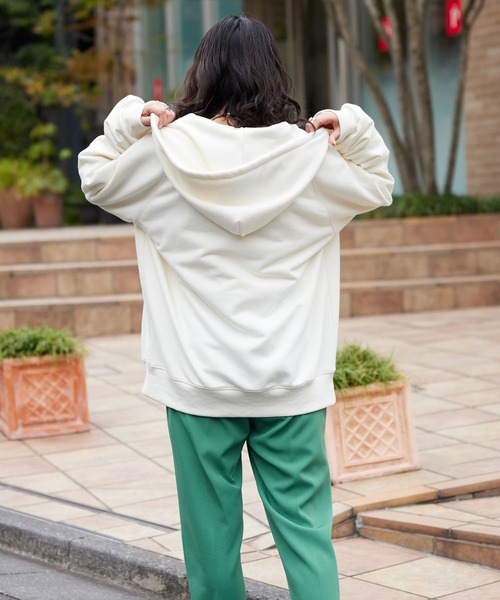 CIAOPANIC TYPY(チャオパニックティピー)の「【ZOZOTOWN限定】【ユニセックス】スウェットビッグフルジップパーカー(パーカー・メンズ・ブラック/グレー/アイボリー/オフホワイト・L/M)」の14枚目の写真