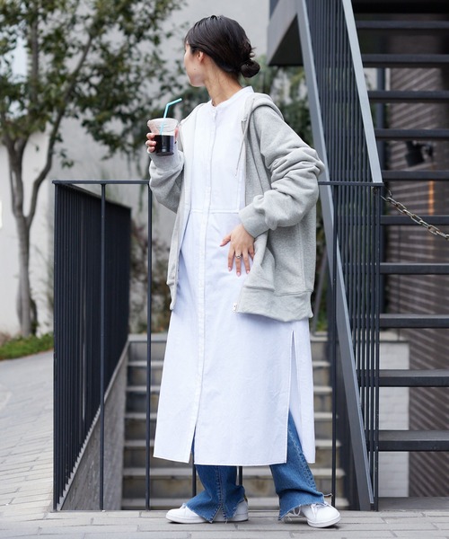 CIAOPANIC TYPY(チャオパニックティピー)の「【ZOZOTOWN限定】【ユニセックス】スウェットビッグフルジップパーカー(パーカー・メンズ・ブラック/グレー/アイボリー/オフホワイト・L/M)」の10枚目の写真