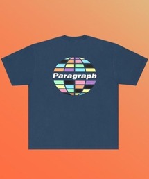 A'GEM/9 × .kom『paragraph/パラグラフ』Paragraph Logo Color earth t-shirt/パラグラフロゴ カラーアース Tシャツ