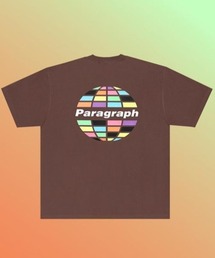A'GEM/9 × .kom『paragraph/パラグラフ』Paragraph Logo Color earth t-shirt/パラグラフロゴ カラーアース Tシャツ
