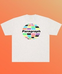 A'GEM/9 × .kom『paragraph/パラグラフ』Paragraph Logo Color earth t-shirt/パラグラフロゴ カラーアース Tシャツ