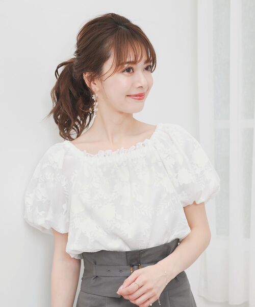 セール ボリュームバルーンブラウス シャツ ブラウス Majestic Legon マジェスティックレゴン のファッション通販 Zozotown